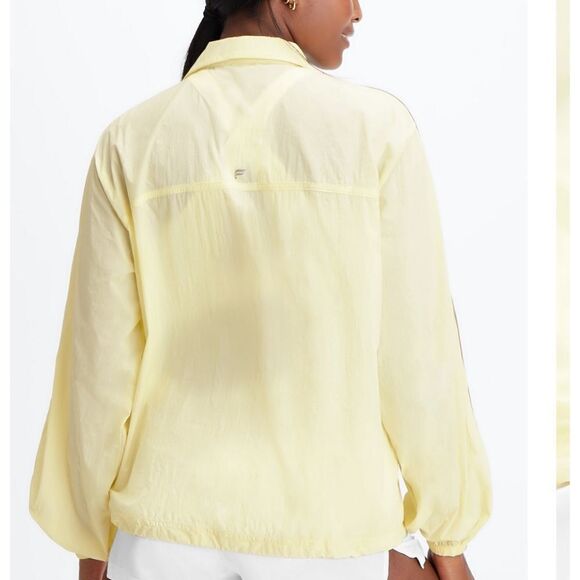 Fabletics Oversized Flyweight Windbreaker Jacket Lt Pearl/Bright White 3X‎ NWT - Picture 2 of 6
